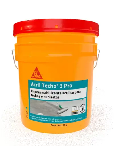 [ATB4] ACRIL TECHO POWER 4 AÑOS  BLANCO CB